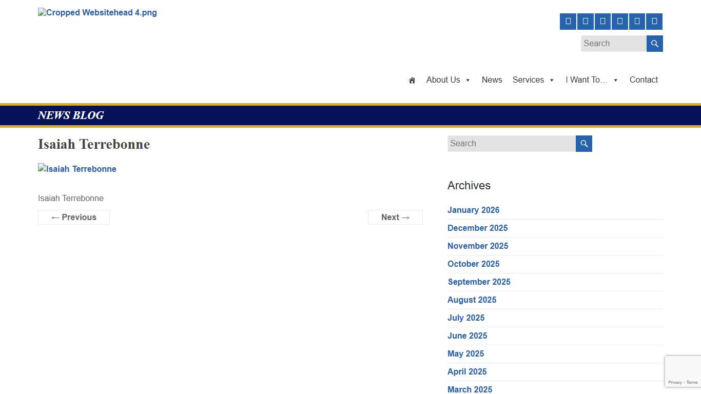 Isaiah Terrebonne – Lafourche Parish Sheriff's Office